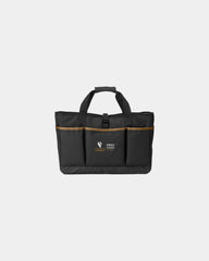 Custom recycled polyester utility tote bag water repellent - Black