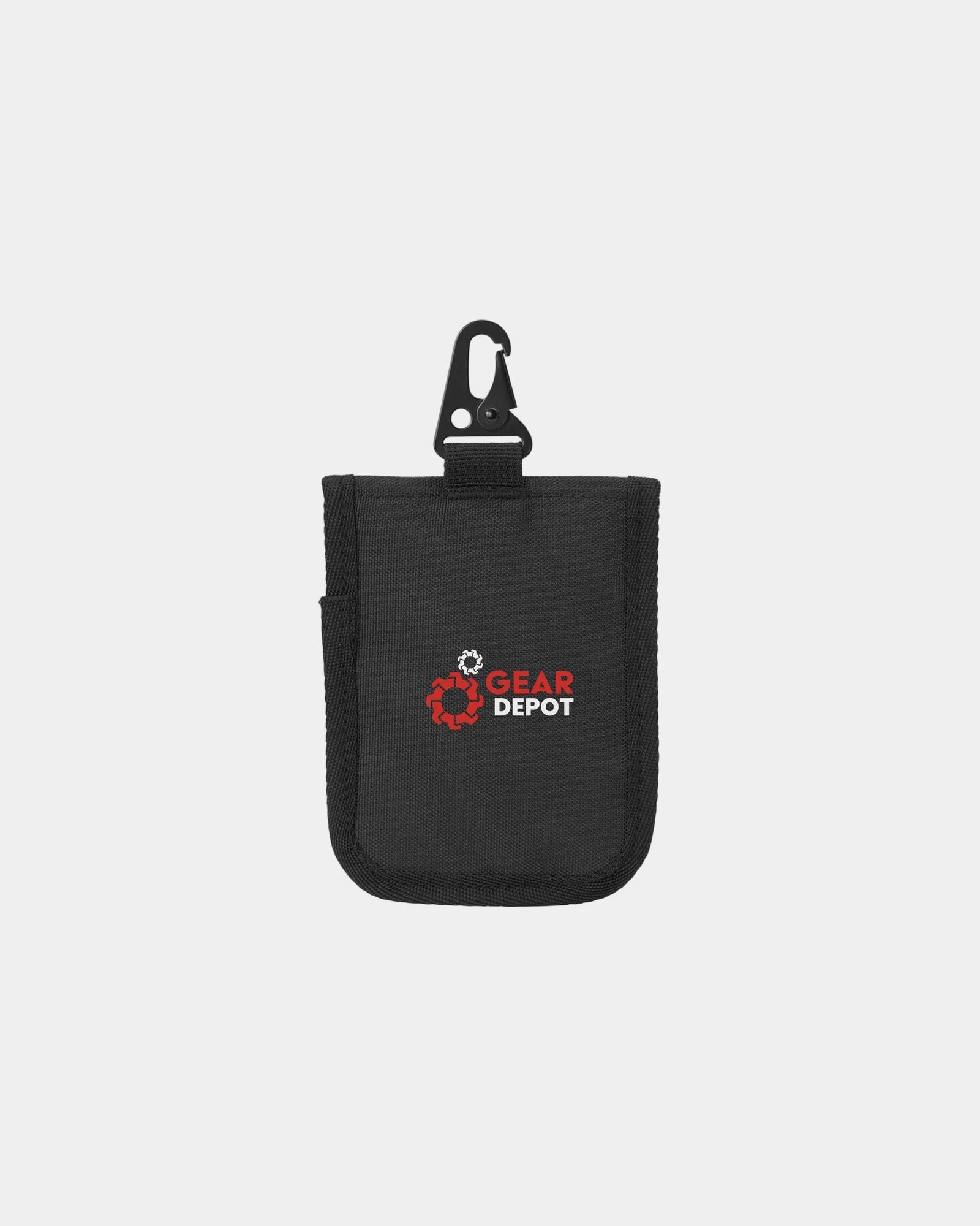 Custom recycled RFID-blocking key pouch security case - Black