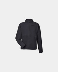 Custom recycled polyester fleece jacket for men - Black