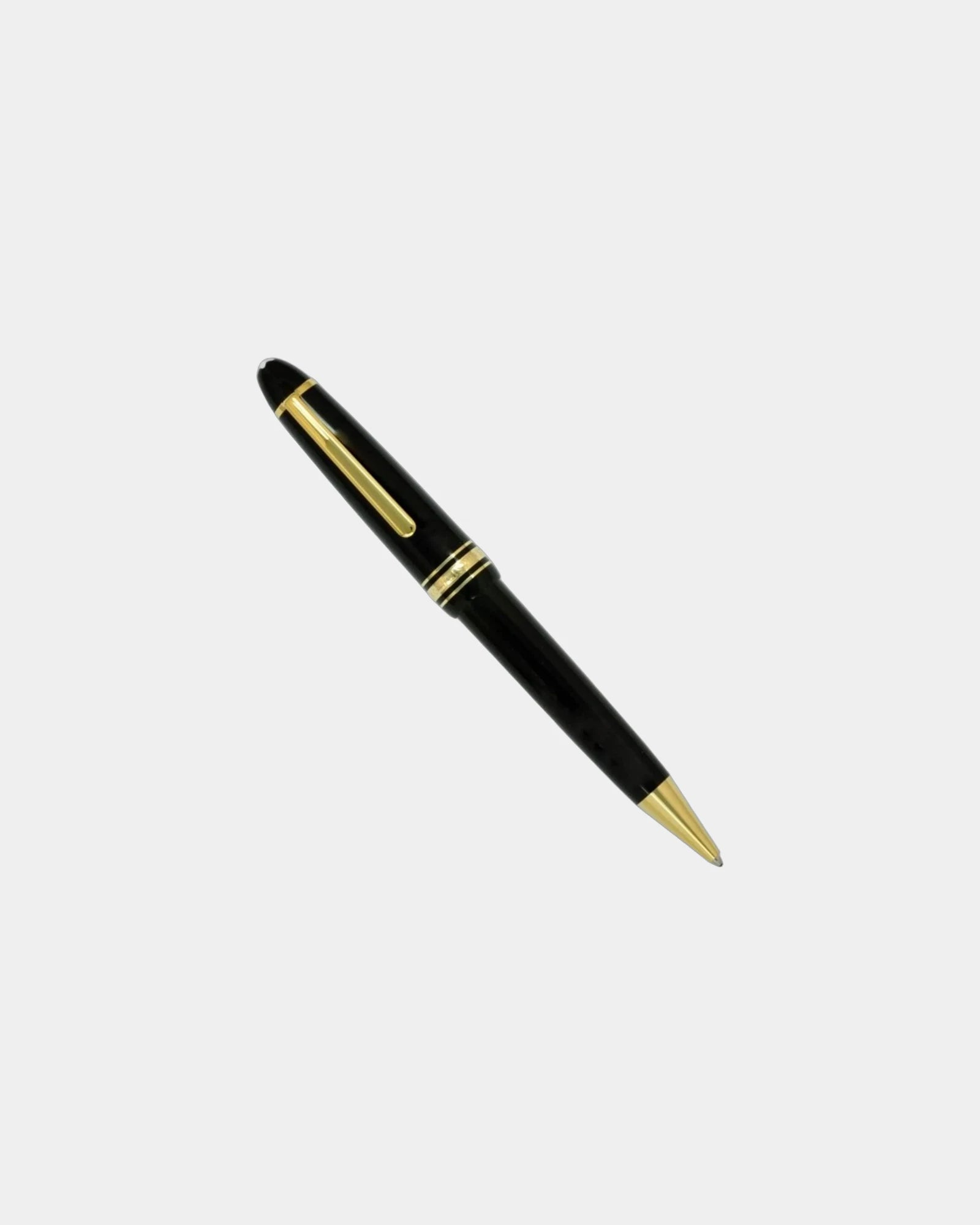 Personalized metal ballpoint pen Montblanc Legrand - Black/Gold