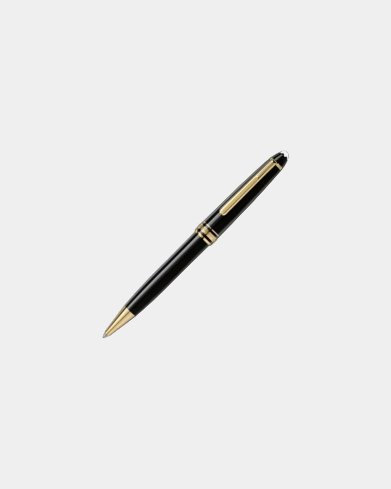 Custom engraved Montblanc Meisterstuck ballpoint pen - Black/Gold