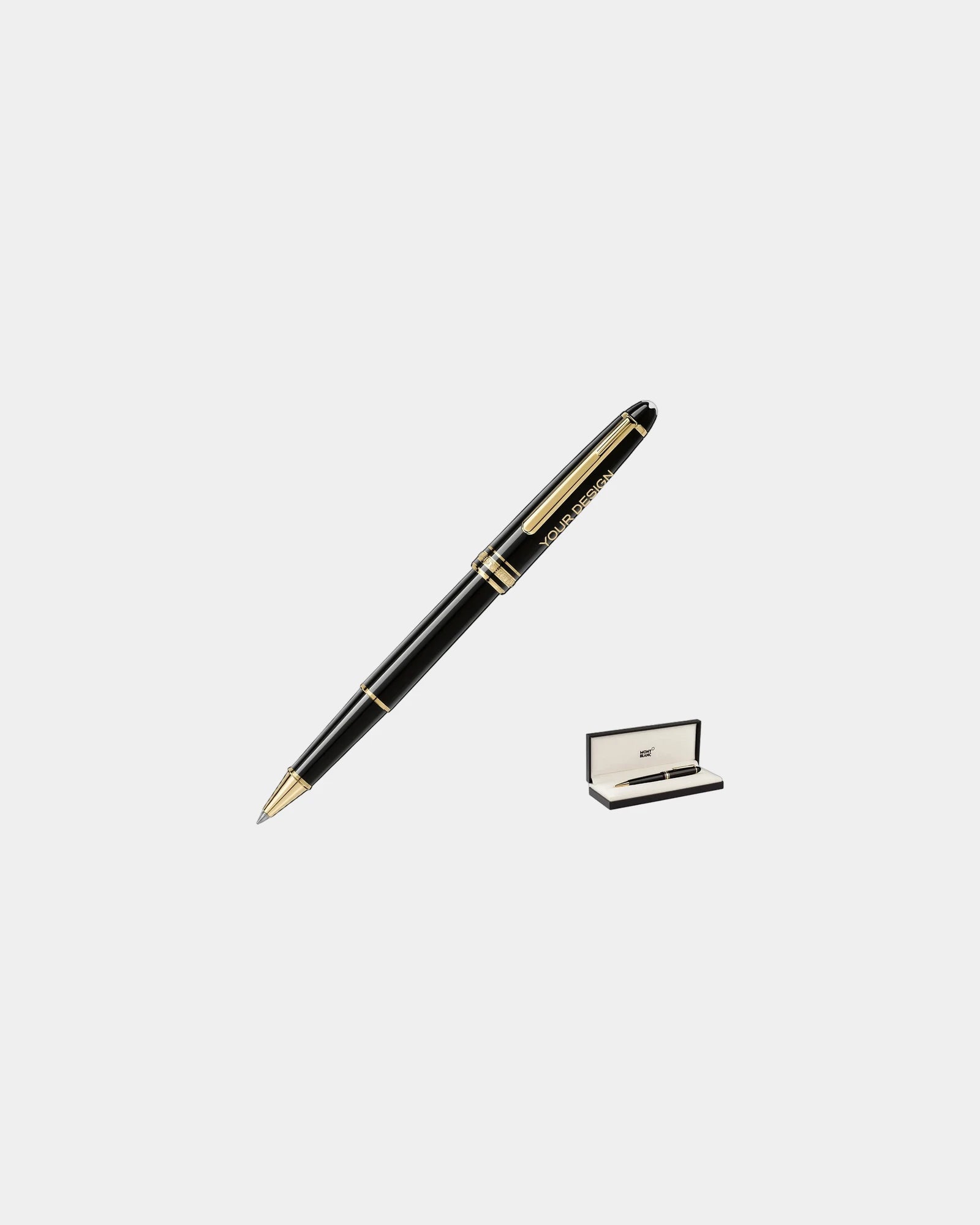 Custom Montblanc Classique rollerball pen black - 1