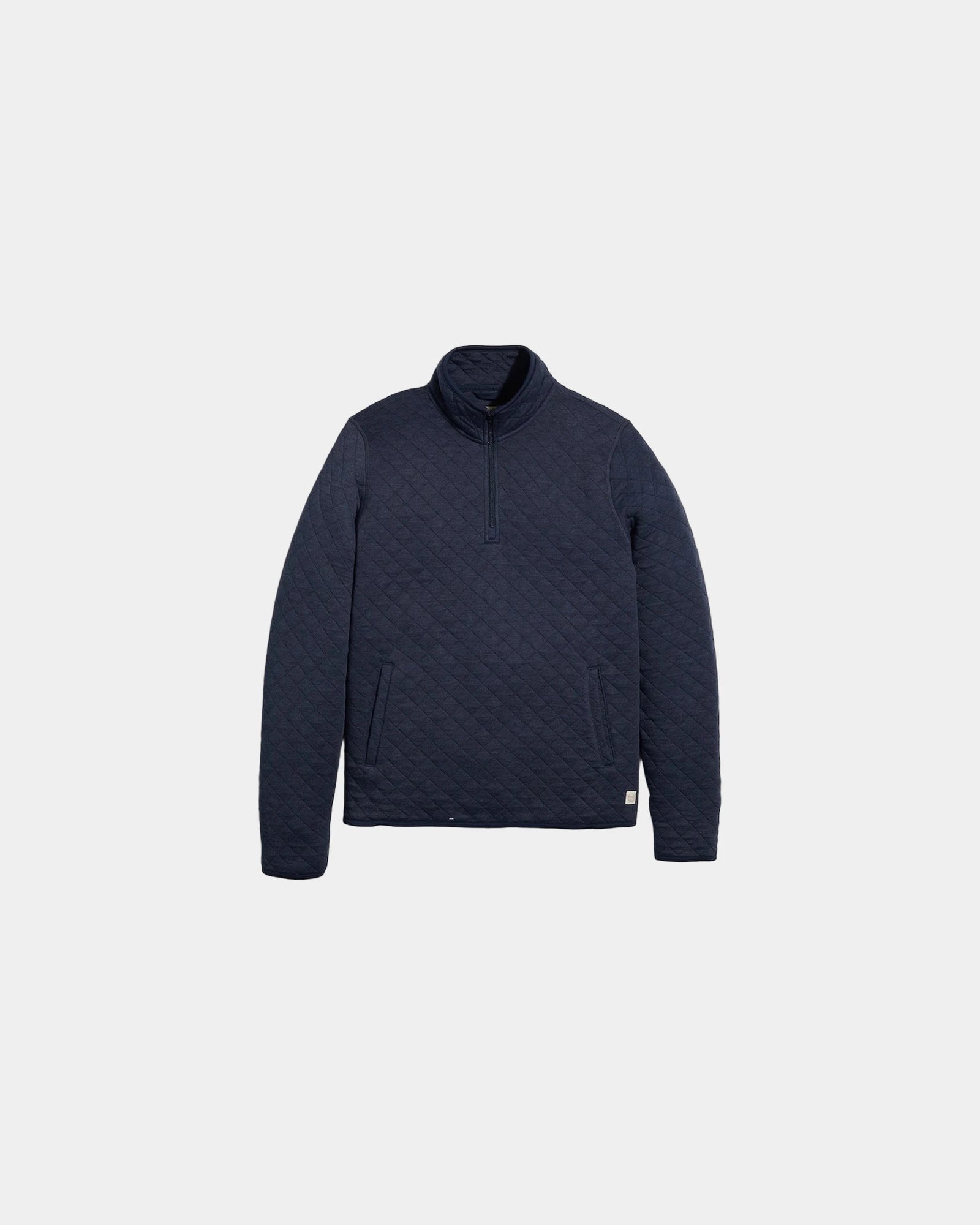 Custom quilted 1/4 zip pullover for teams - Black