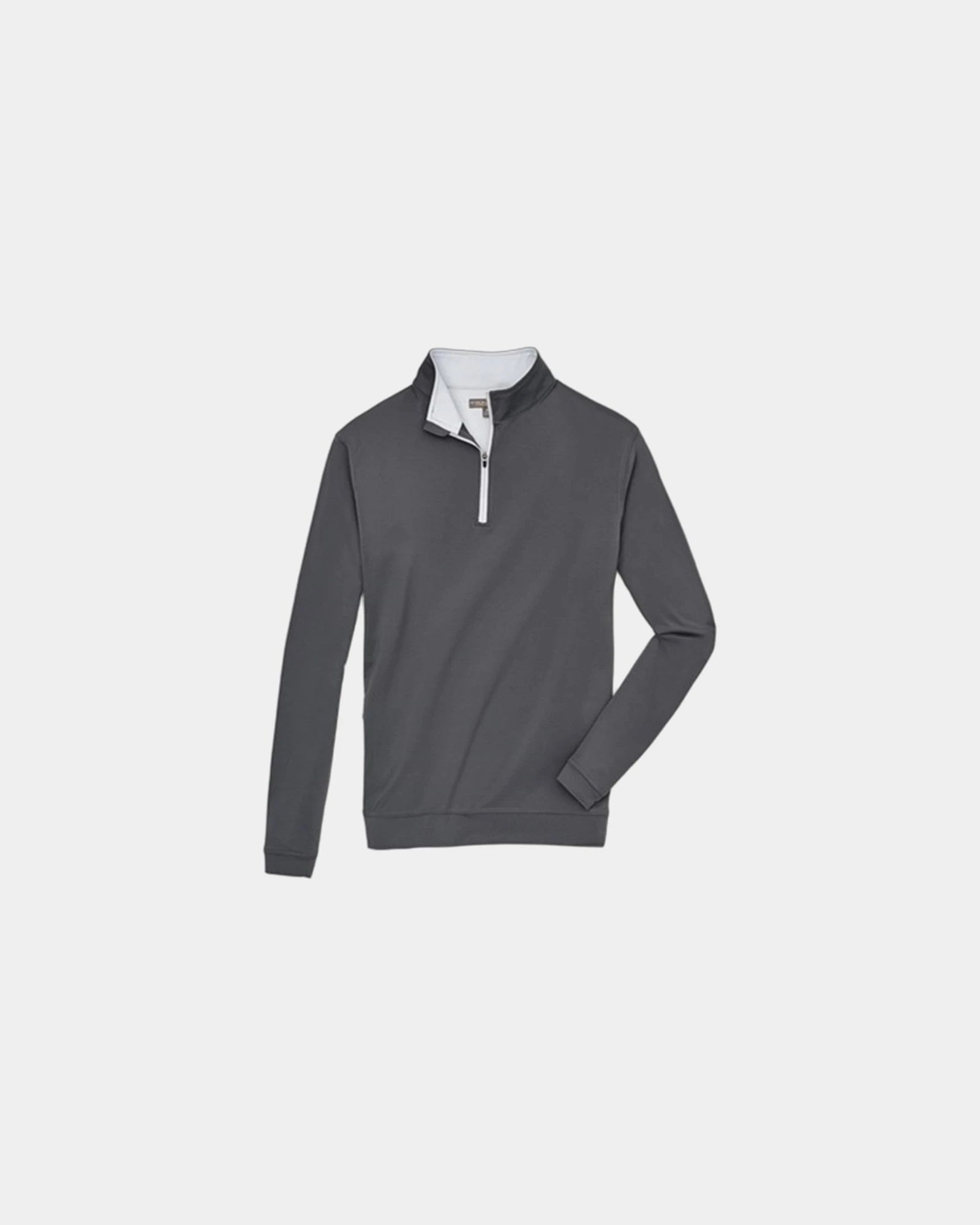 Custom moisture-wicking quarter-zip pullover for men - Iron