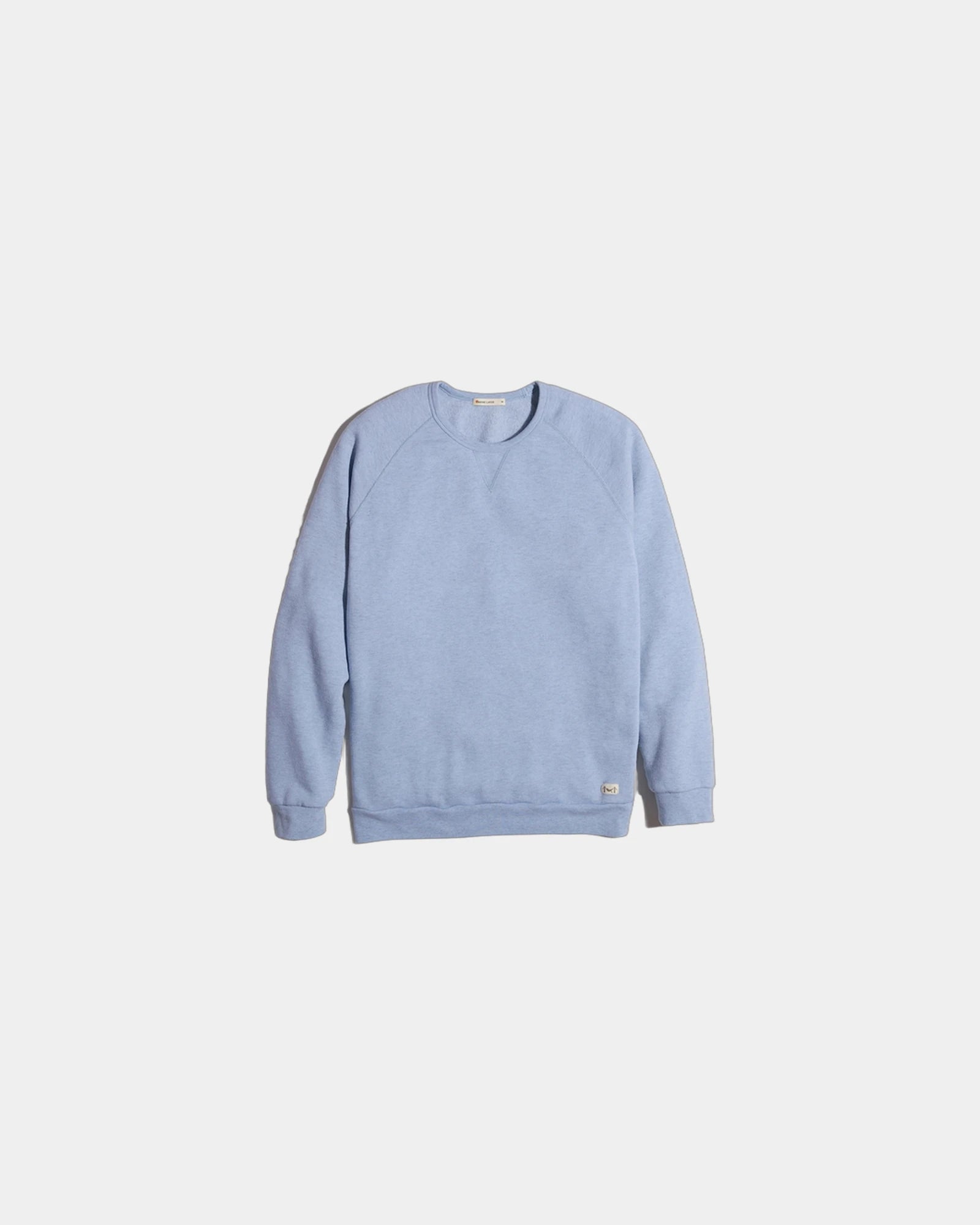 Custom Tri-Blend sherpa crew pullover for men - Custom