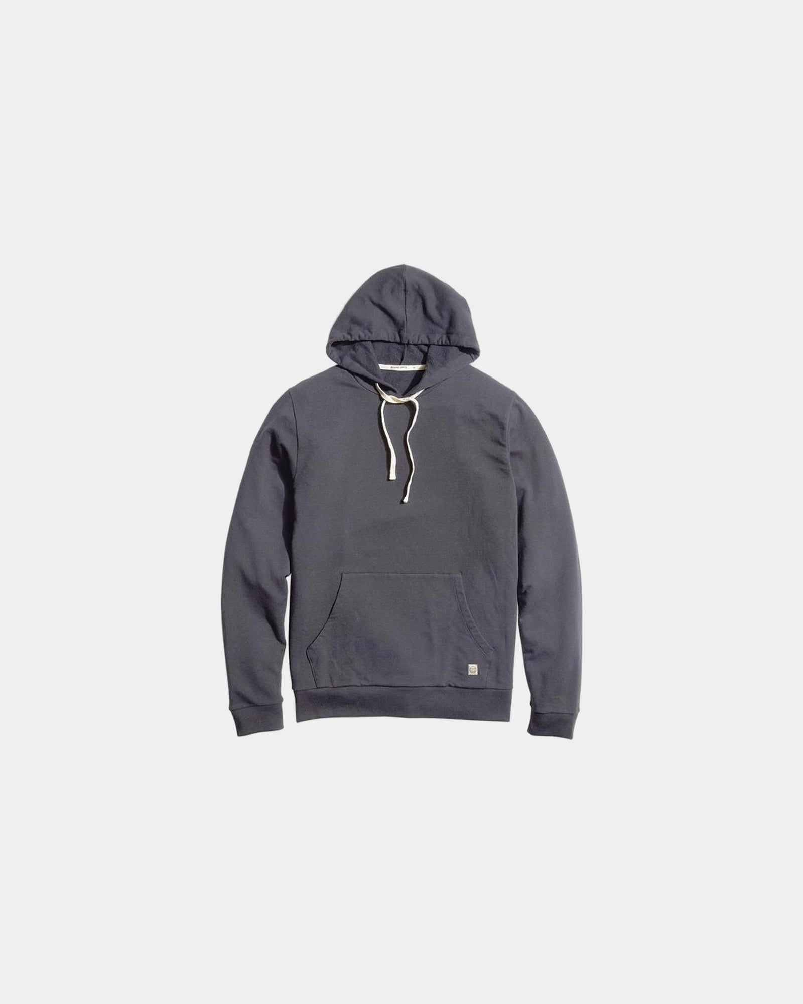 Custom cotton blend men's pullover hoodie sweatshirt - Asphalt Grey