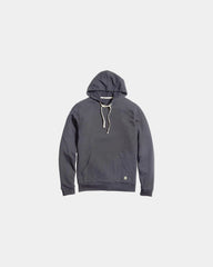 Custom cotton blend men's pullover hoodie sweatshirt - Asphalt Grey