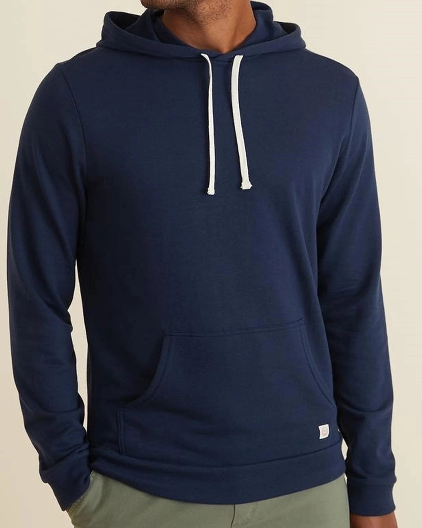 Custom cotton blend men's pullover hoodie sweatshirt - 6