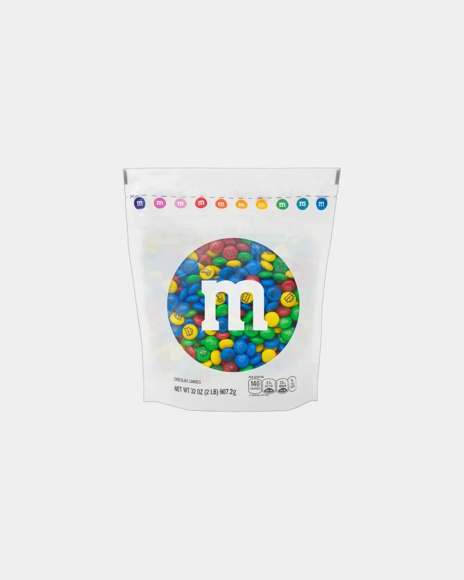 Personalized 2 lb. M&M'S milk chocolate candy - White