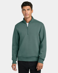 Custom recycled Mercer+Mettle Soft Spacer 1/4-Zip - Silver Pine