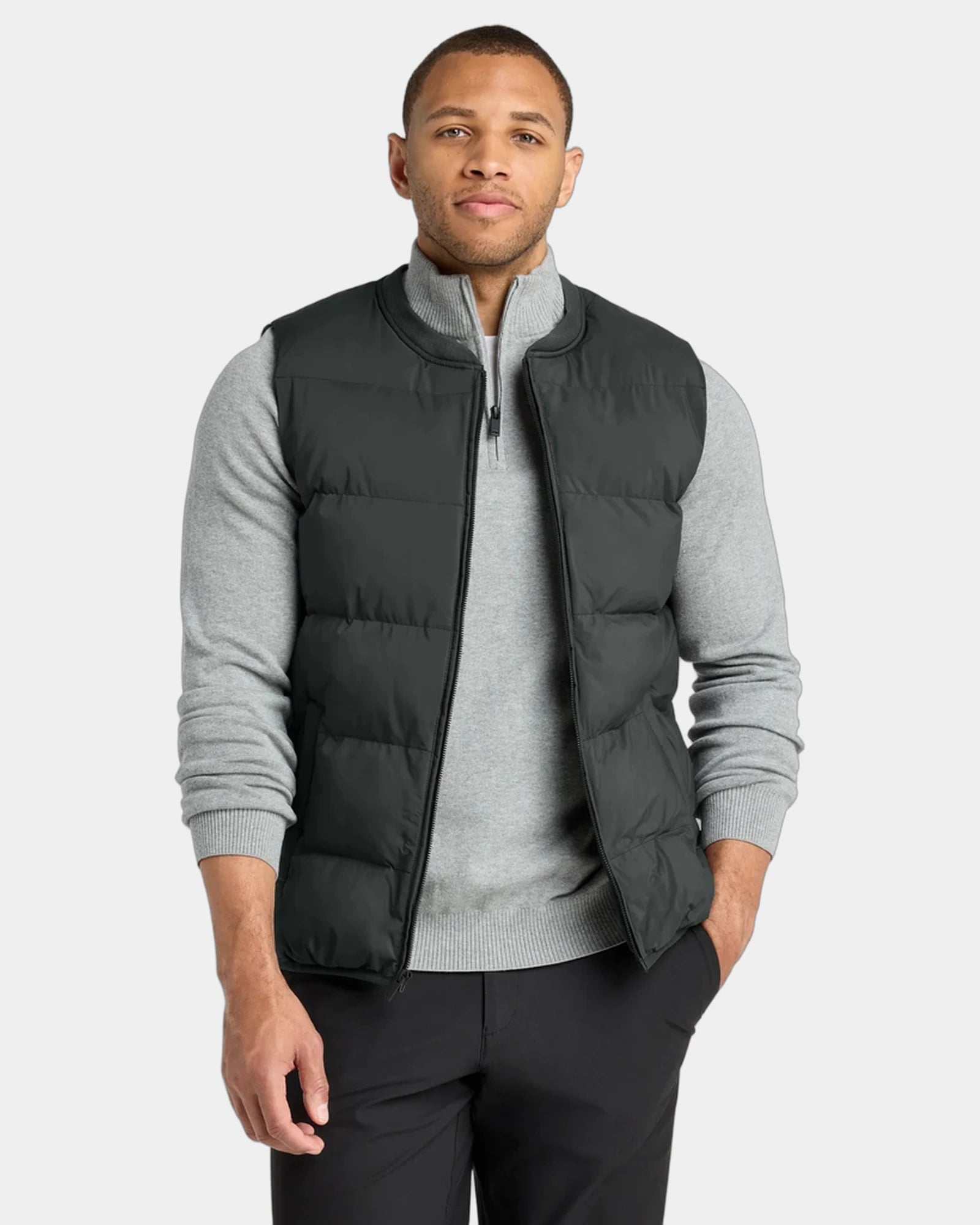 Custom Mercer+Mettle Insulated Puffy Vest - Anchor Grey