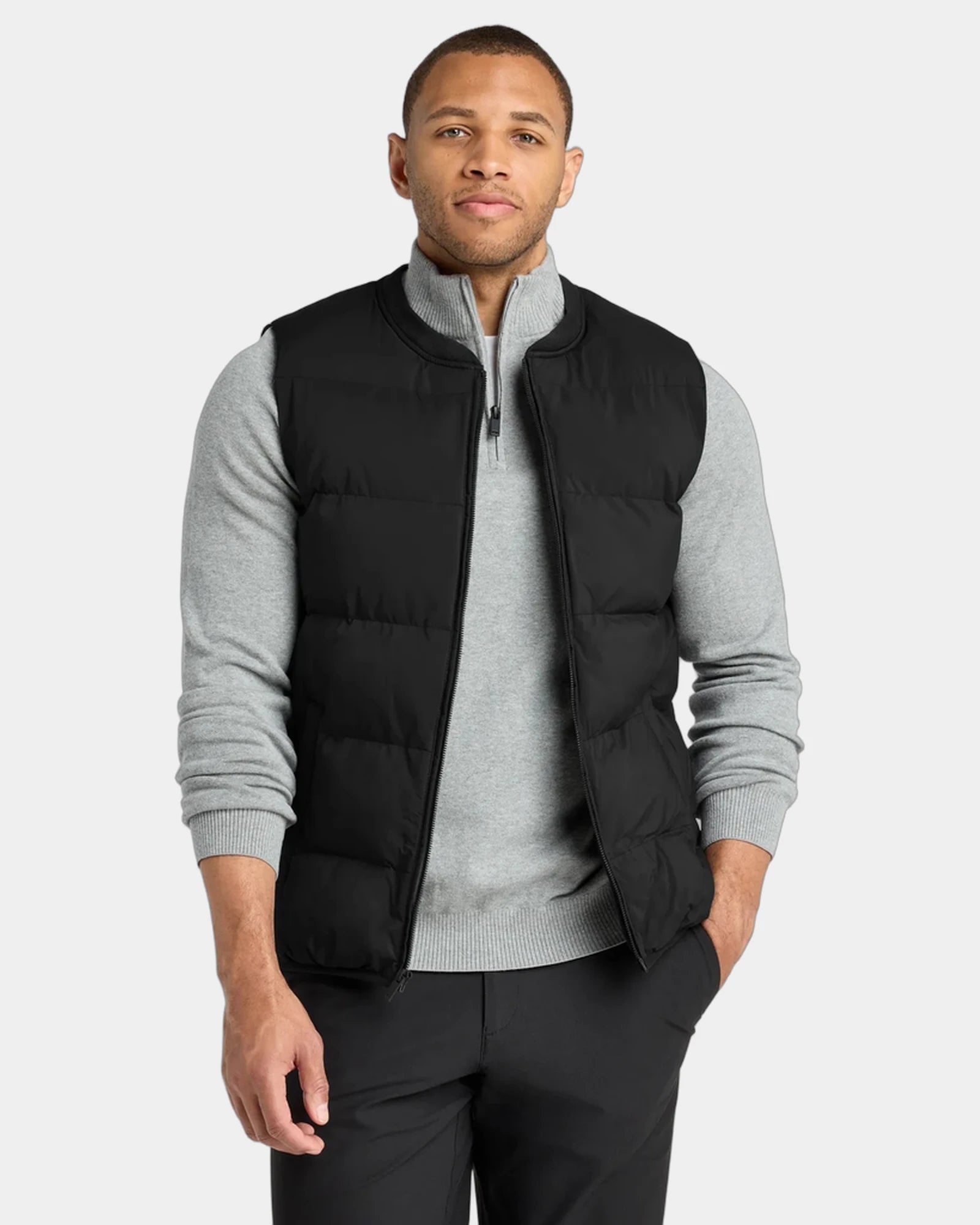 Custom Mercer+Mettle Insulated Puffy Vest - Deep Black
