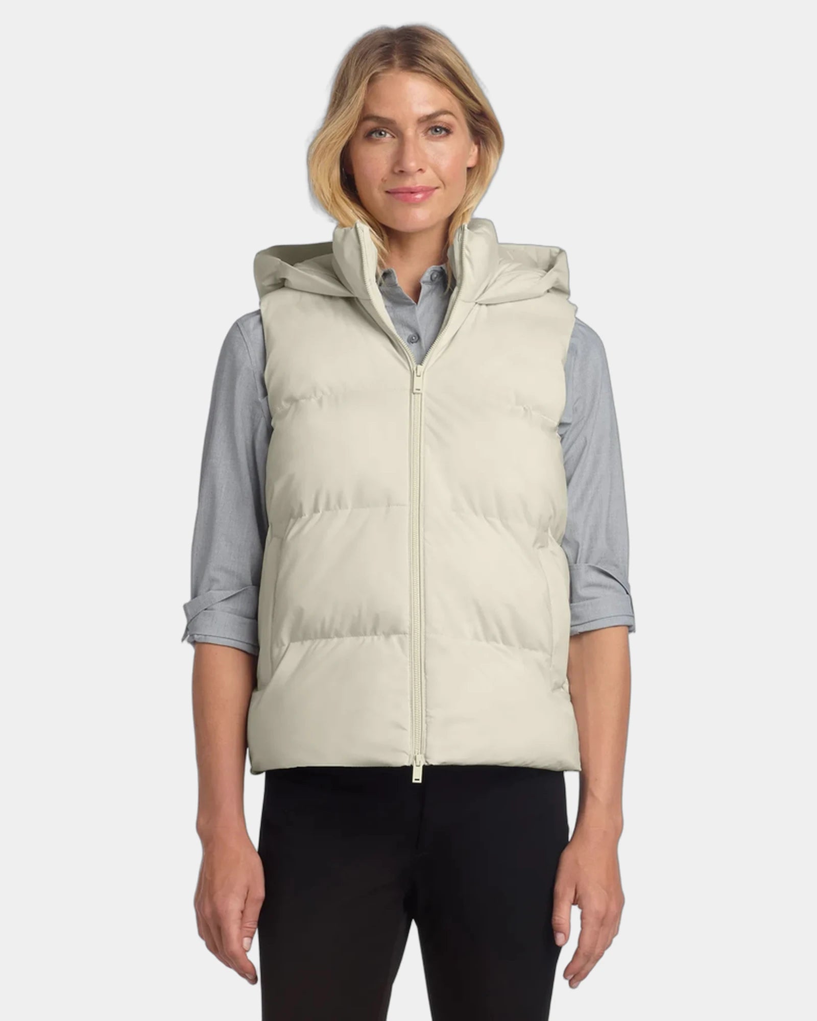Custom insulated Mercer+Mettle Women's Puffy Vest - Birch