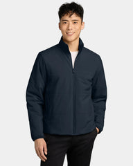 Custom quilted jacket Mercer+Mettle Brookline - Night Navy