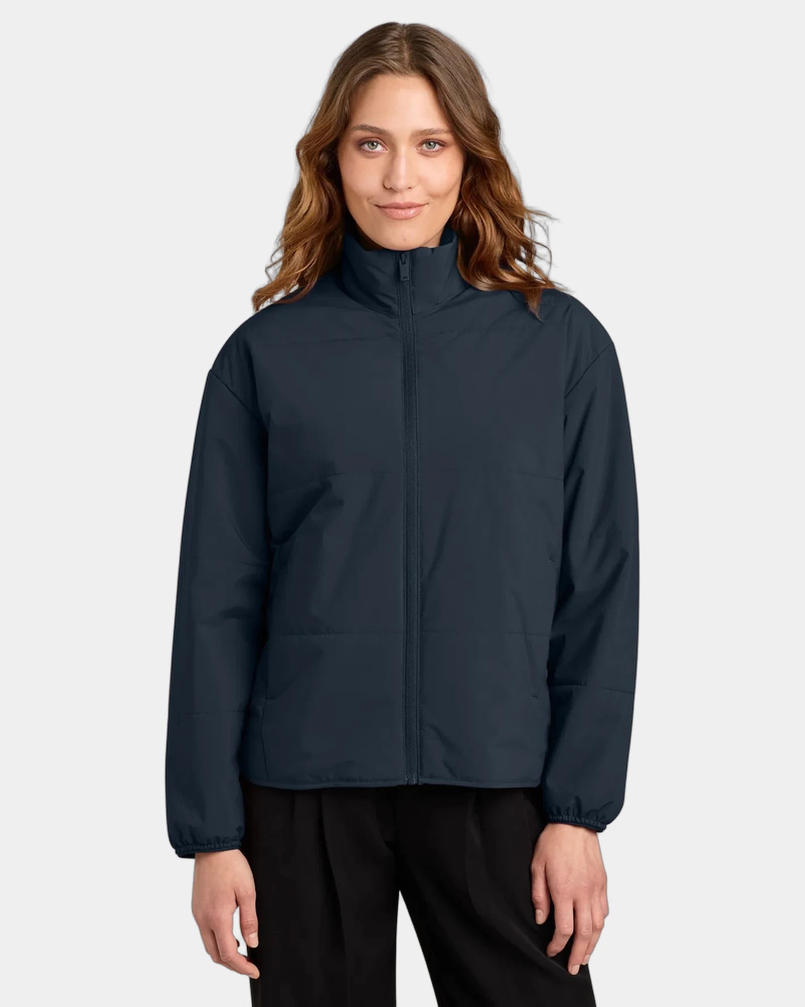 Custom Mercer+Mettle Women's Brookline Quilted Jacket - Night Navy