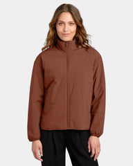 Custom Mercer+Mettle Women's Brookline Quilted Jacket - Dark Sienna