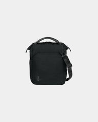 Custom RPET 12-can vertical cooler with strap - Pitch Black