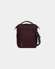 Custom RPET 12-can vertical cooler with strap - Dark Fig