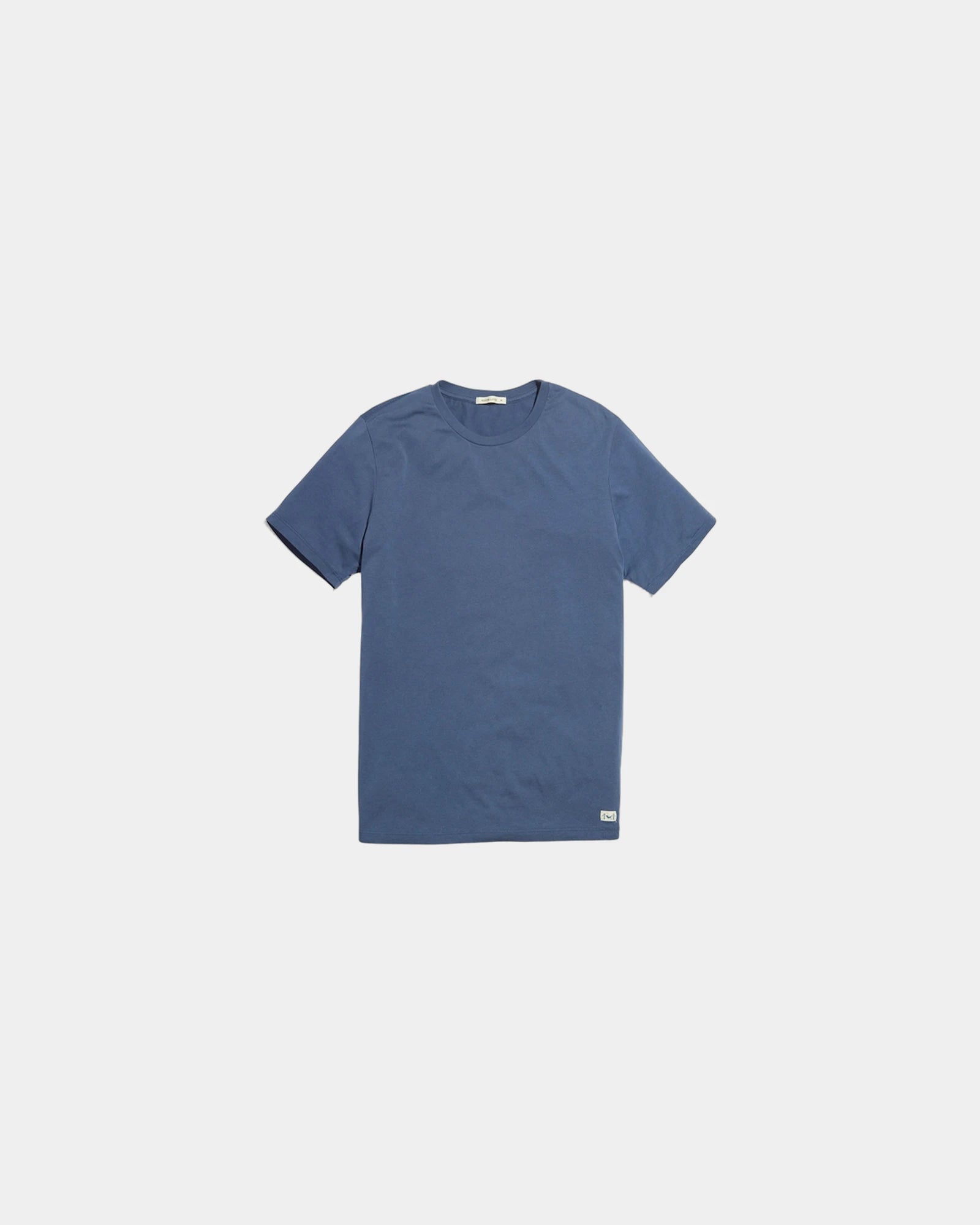 Custom Supima cotton crew t-shirt for teams - Faded Navy