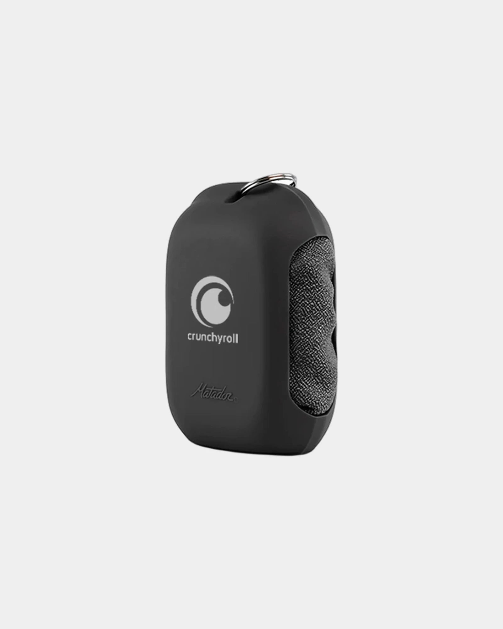 Custom quick-drying nanofiber hand towel with travel case - Black-Gray