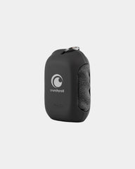 Custom quick-drying nanofiber hand towel with travel case - Black-Gray