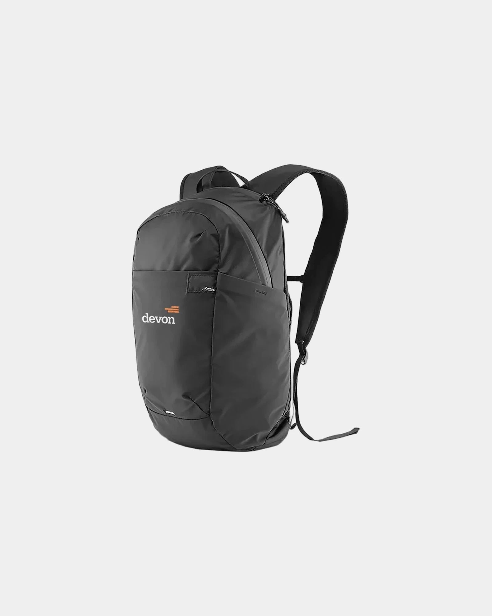 Custom recycled nylon 16L packable backpack - Black