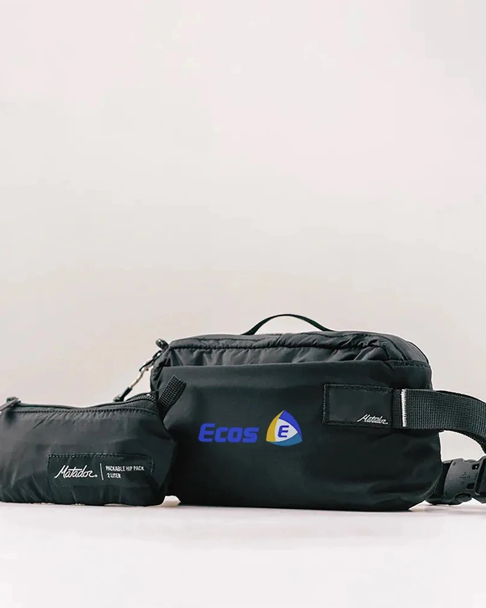 Custom recycled nylon packable sling bag - 2