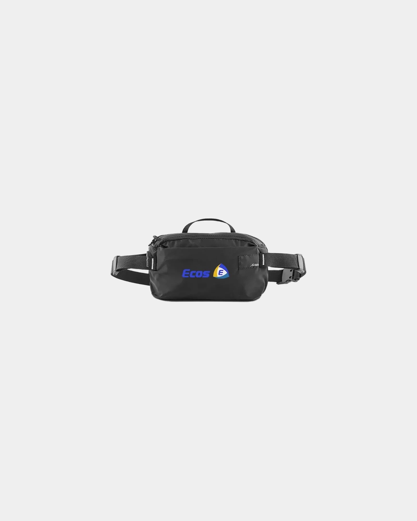 Custom recycled nylon packable sling bag - Black