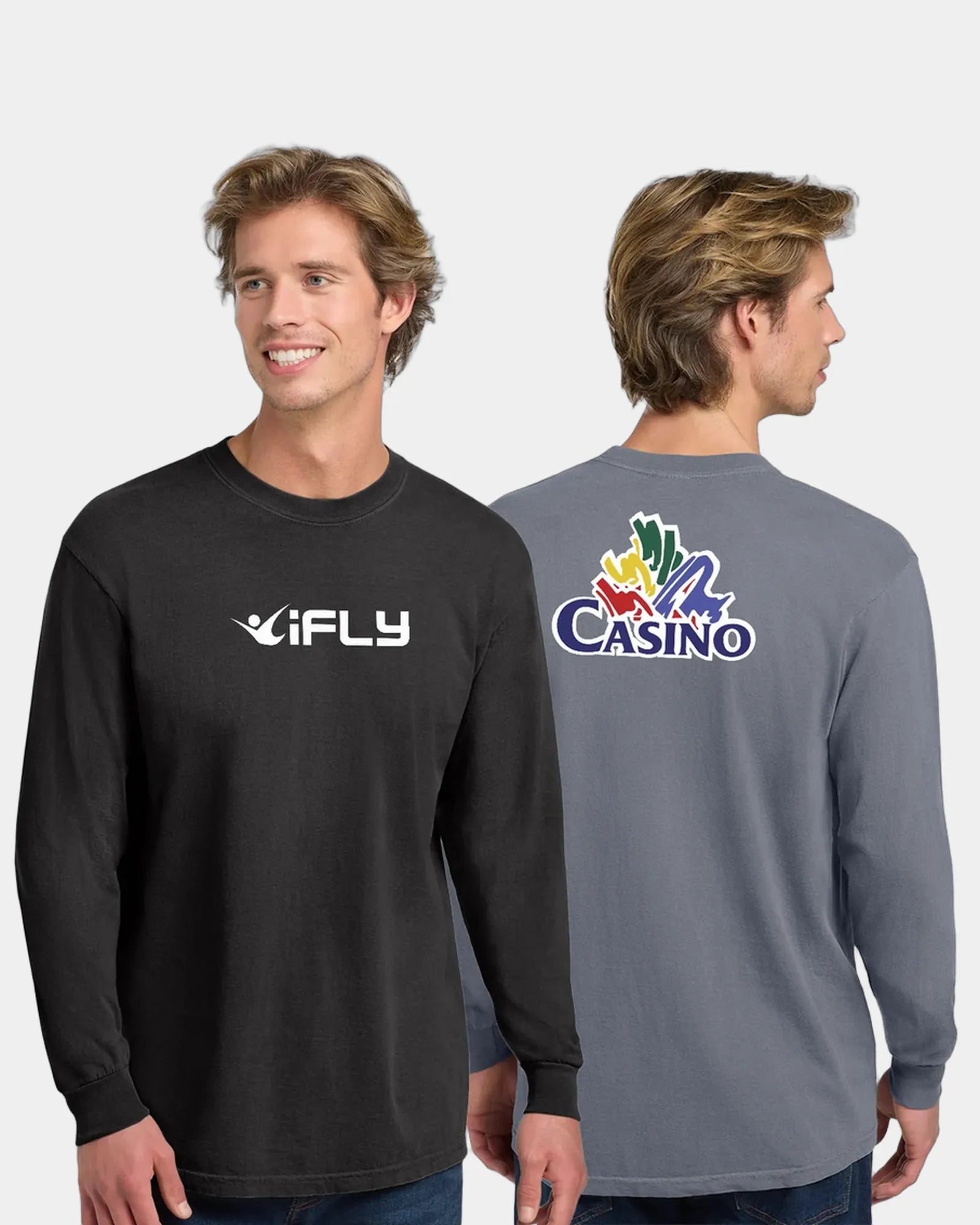 Custom heavyweight ring spun long sleeve tee - 1