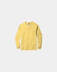 Custom heavyweight ring spun long sleeve tee - Melon