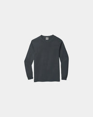 Custom heavyweight ring spun long sleeve tee - Denim