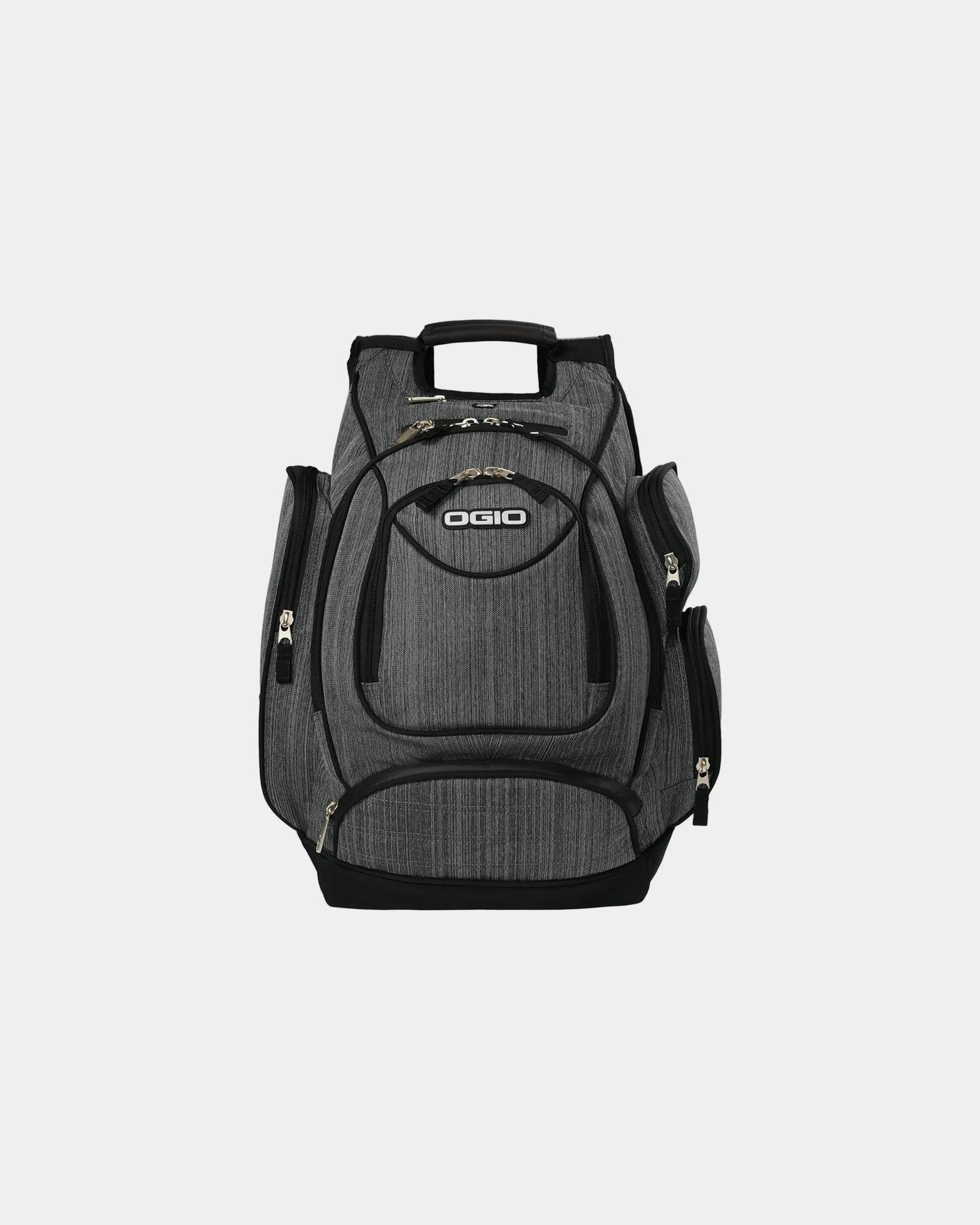 Custom laptop organizer backpack with 17" sleeve - Noise