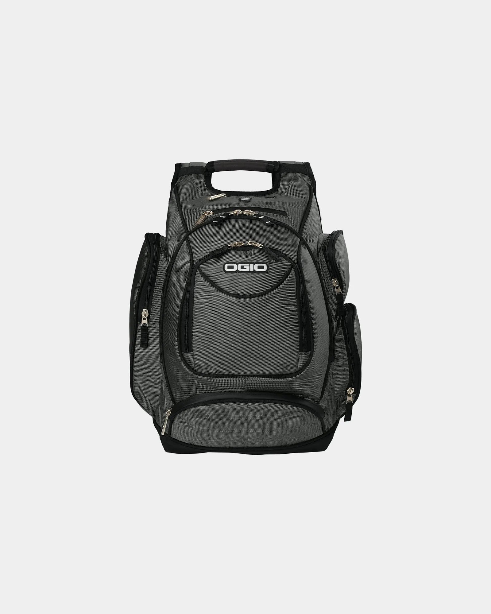 Custom laptop organizer backpack with 17" sleeve - Petrol