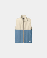 Custom recycled polyester fleece vest for teams - Cream/ Fjord