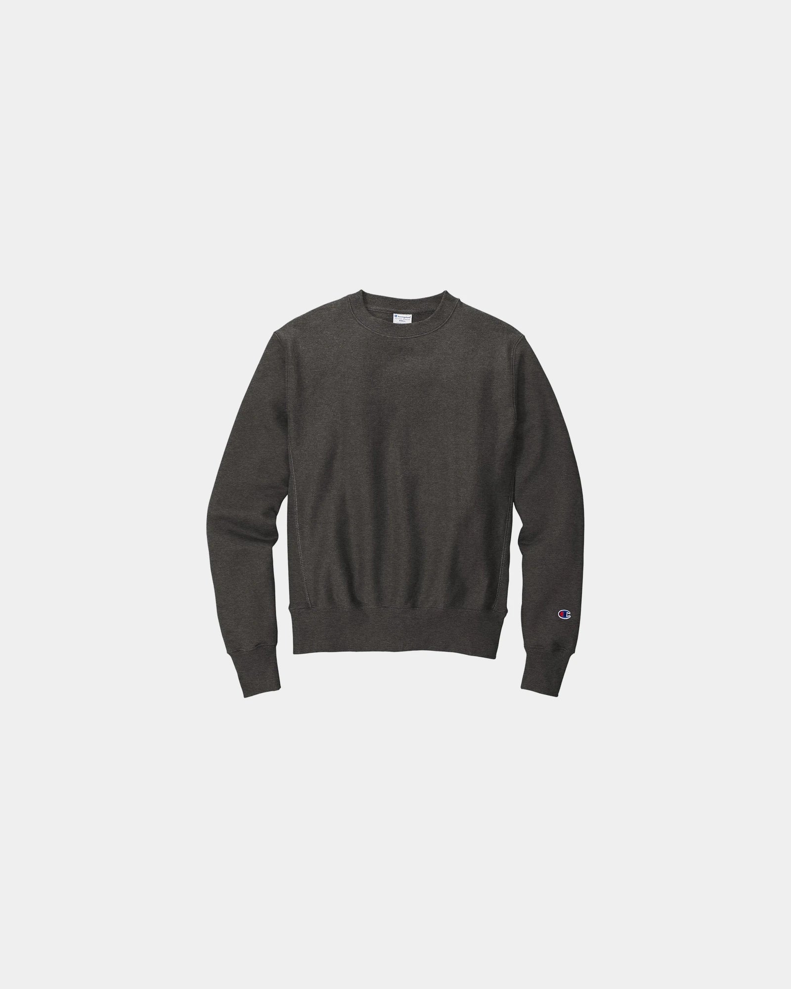 Custom fleece crewneck sweatshirt for companies - Charcoal Heather