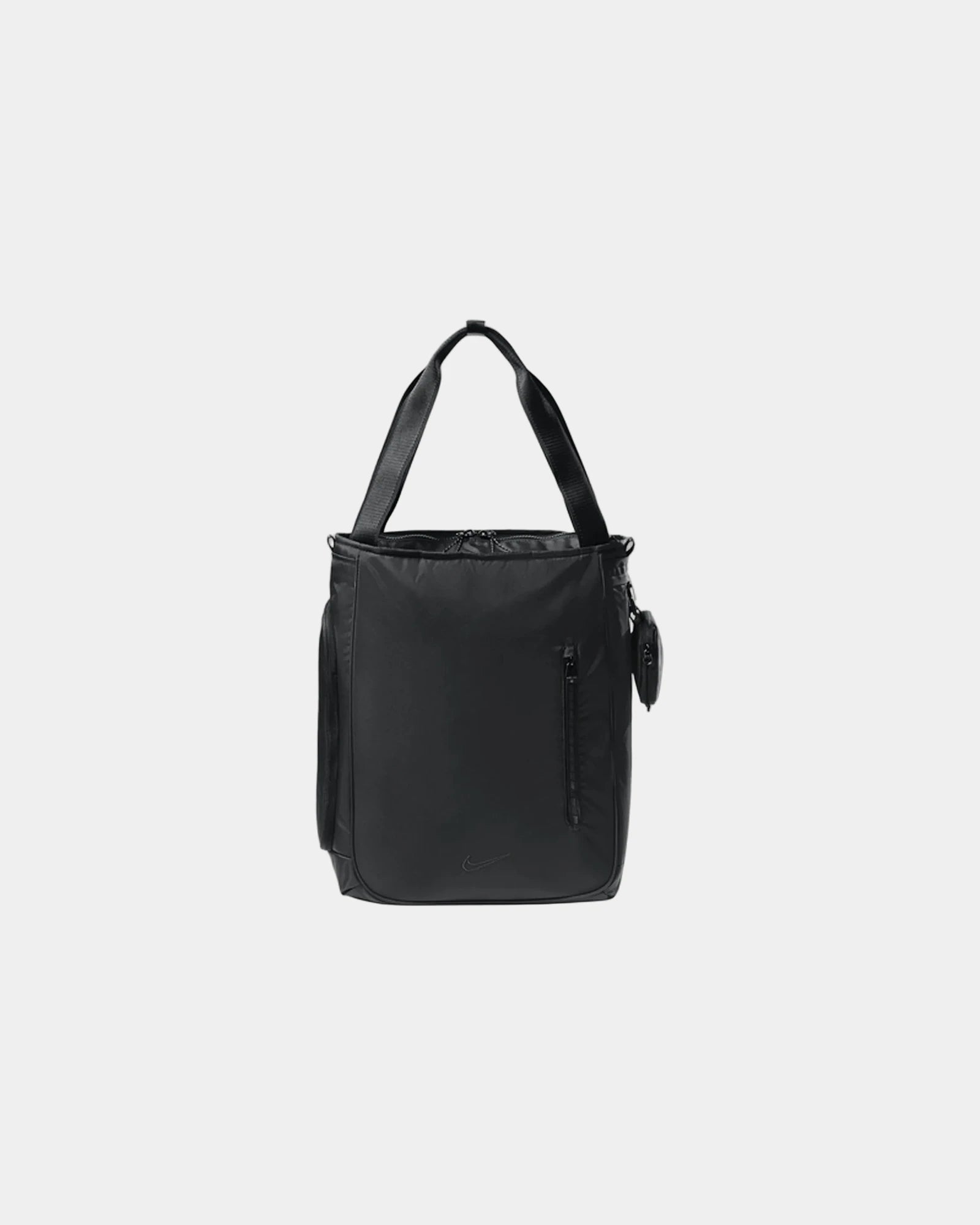 Custom 20L nylon Nike commute tote bag with laptop sleeve - Black