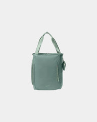 Custom 20L nylon Nike commute tote bag with laptop sleeve - Clay Green
