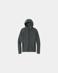 Custom Nike fleece full-zip hoodie - Anthracite Heather