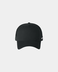 Custom recycled Nike trucker mesh snapback cap - Black-Black