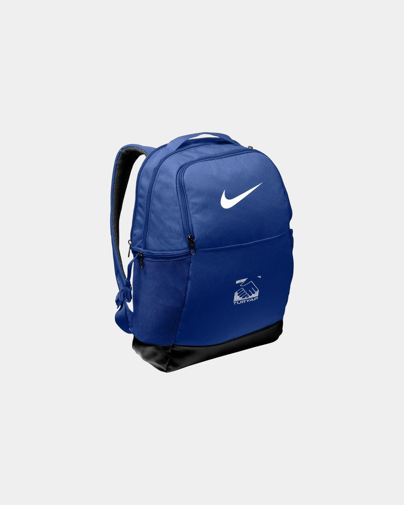 Custom recycled polyester Nike Brasilia Medium Backpack - Midnight Navy