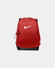 Custom recycled polyester Nike Brasilia Medium Backpack - University Red
