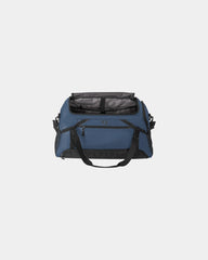 Custom 62.3L poly duffel bag with shoe compartment - True Royal