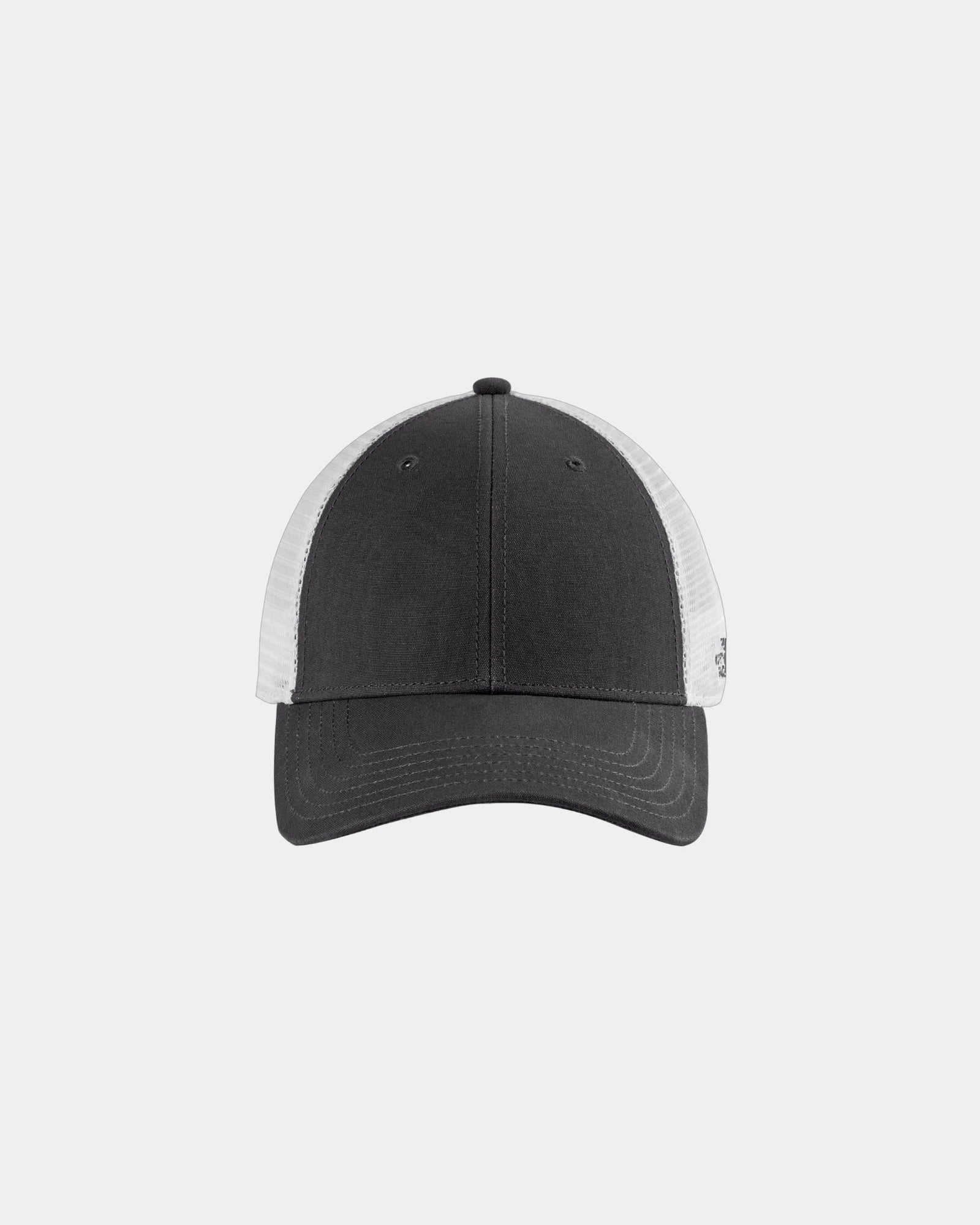 Custom cotton canvas trucker cap The North Face - Asphalt Grey/ Tnf White