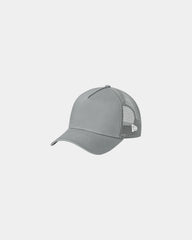 Custom cotton twill New Era Snapback Trucker Cap - Flag Grey/ Grey