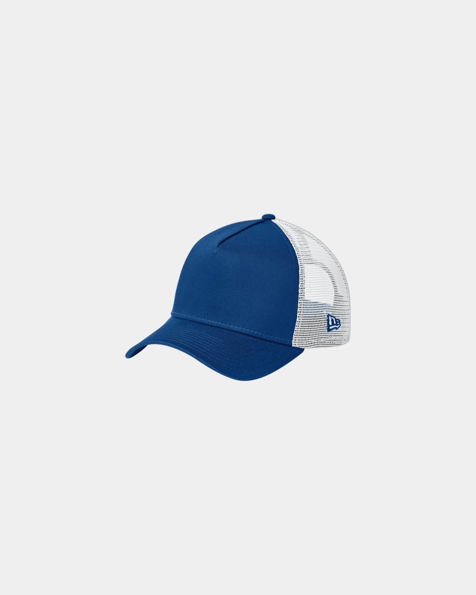 Custom cotton twill New Era Snapback Trucker Cap - Flag Royal/ White