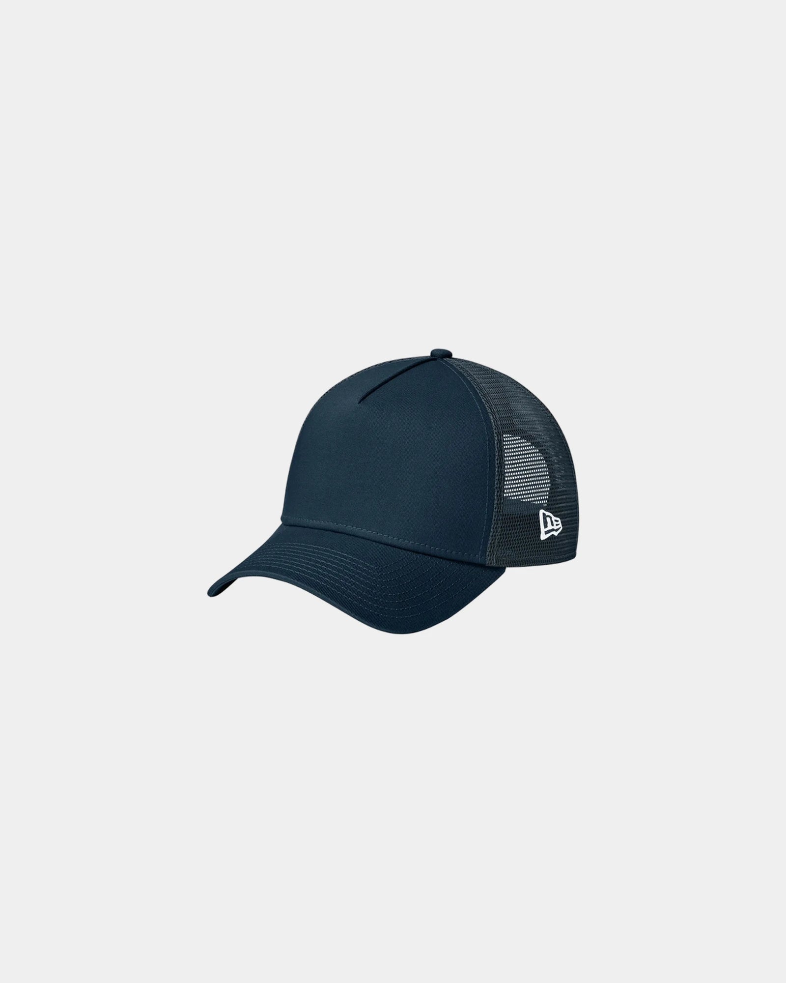 Custom cotton twill New Era Snapback Trucker Cap - Flag Deep Navy