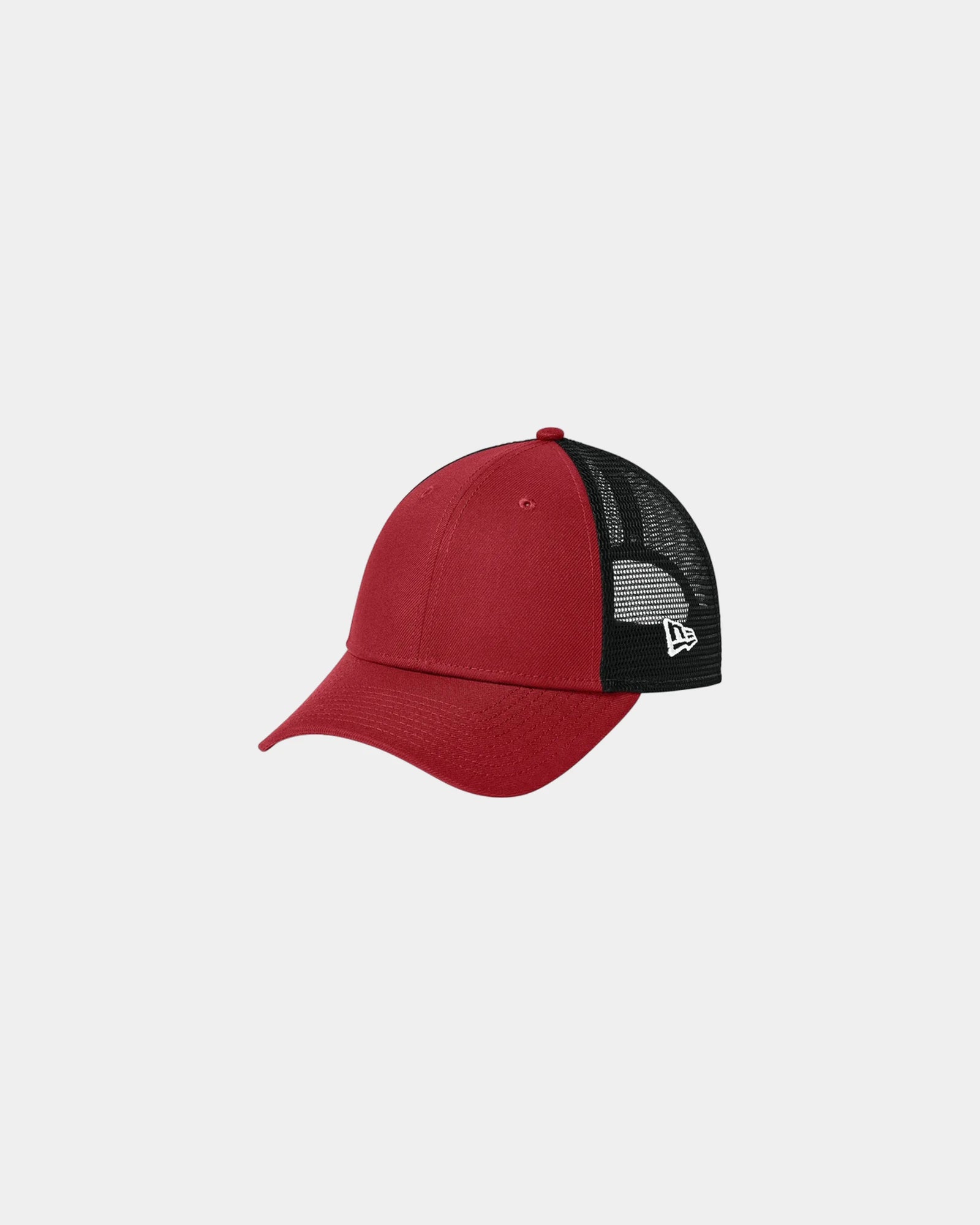Custom recycled snapback cap New Era 9FORTY mesh - Flag Scarlet