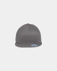 Custom cotton snapback cap New Era 9FIFTY flat bill - Charcoal
