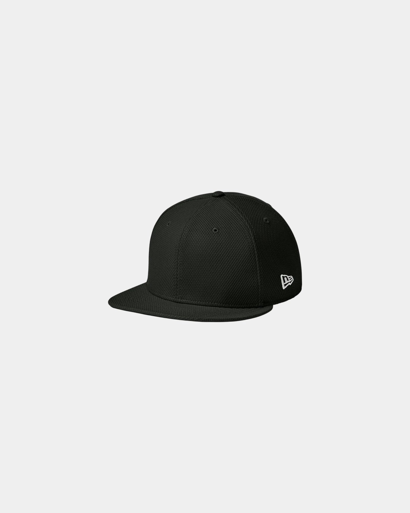 Custom polyester New Era Diamond Era snapback cap - Flag Black