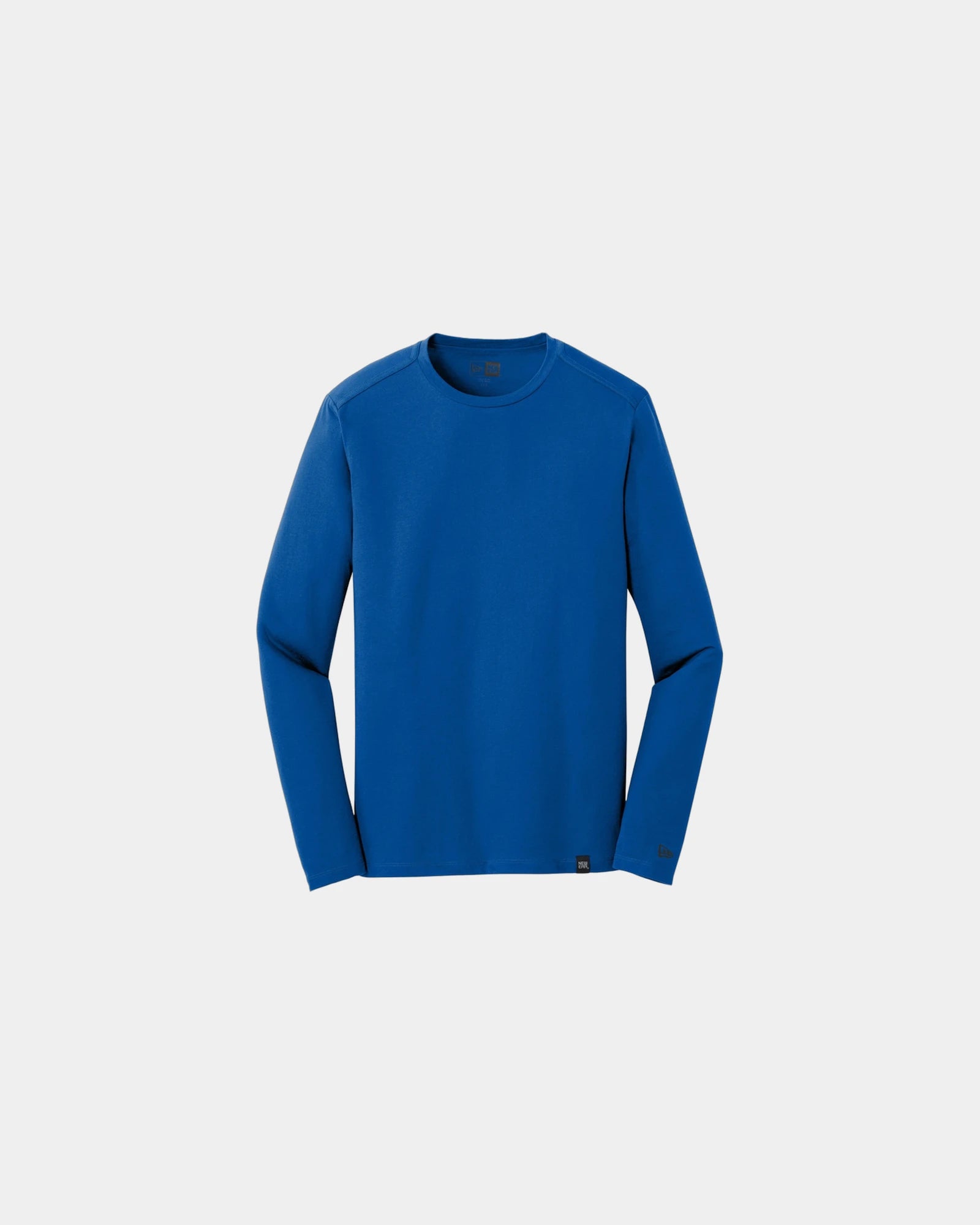 Custom long sleeve tee New Era Heritage Blend Crew - Royal